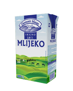 Mlijeko domaće blago 2.8% mm 1l