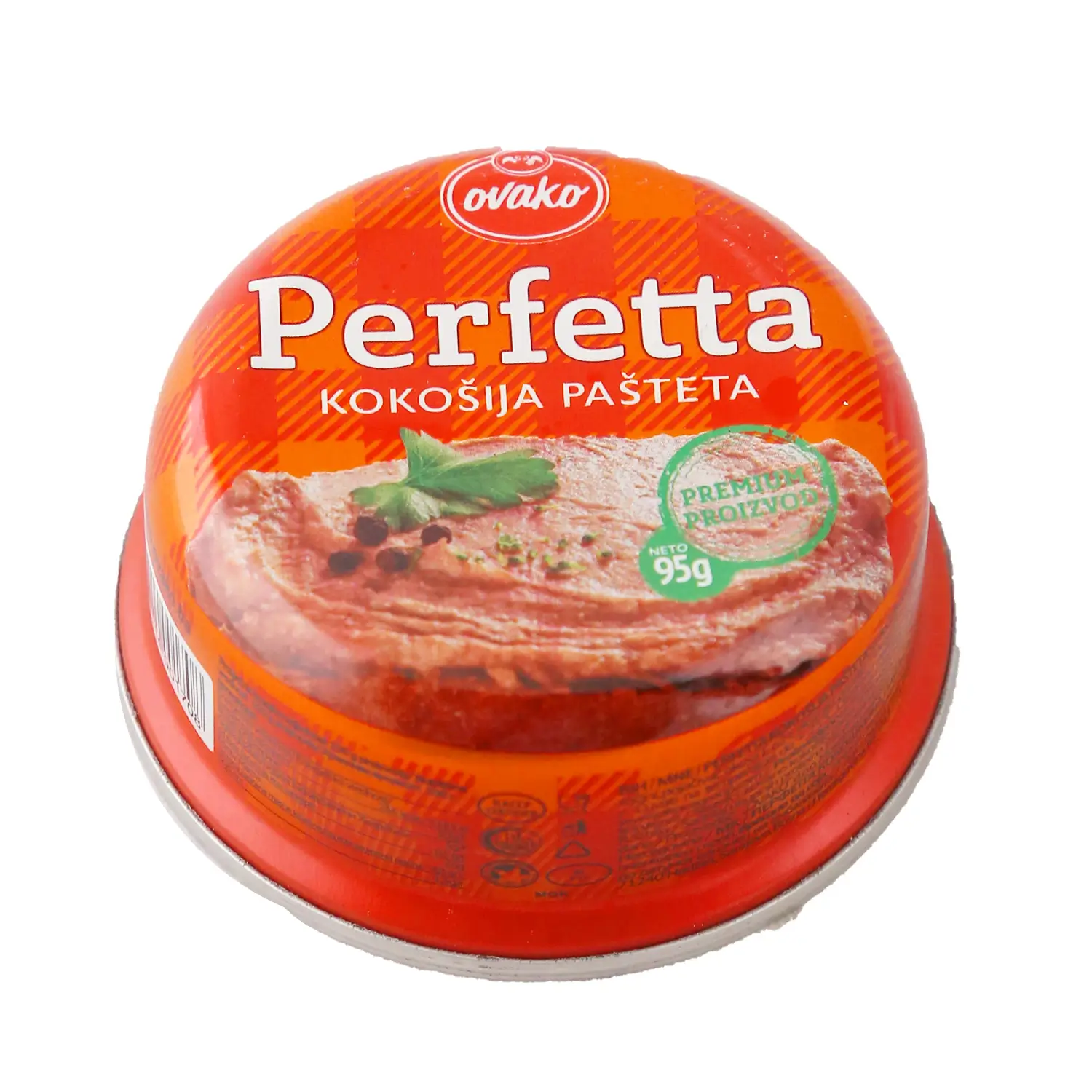 Pašteta kokošija perfetta ovako 95g