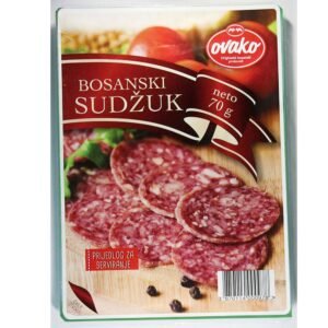 Sudžuk bosanski 70g narezani ovako