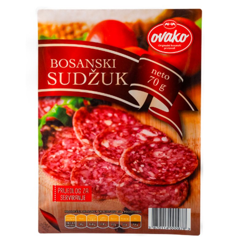 Sudžuk bosanski rezani ovako 70g