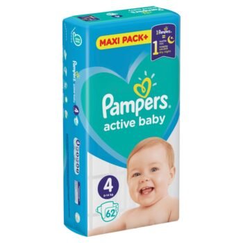 Pelene 62kom pampers 4 jumbo maxi pack maxi 9-14kg