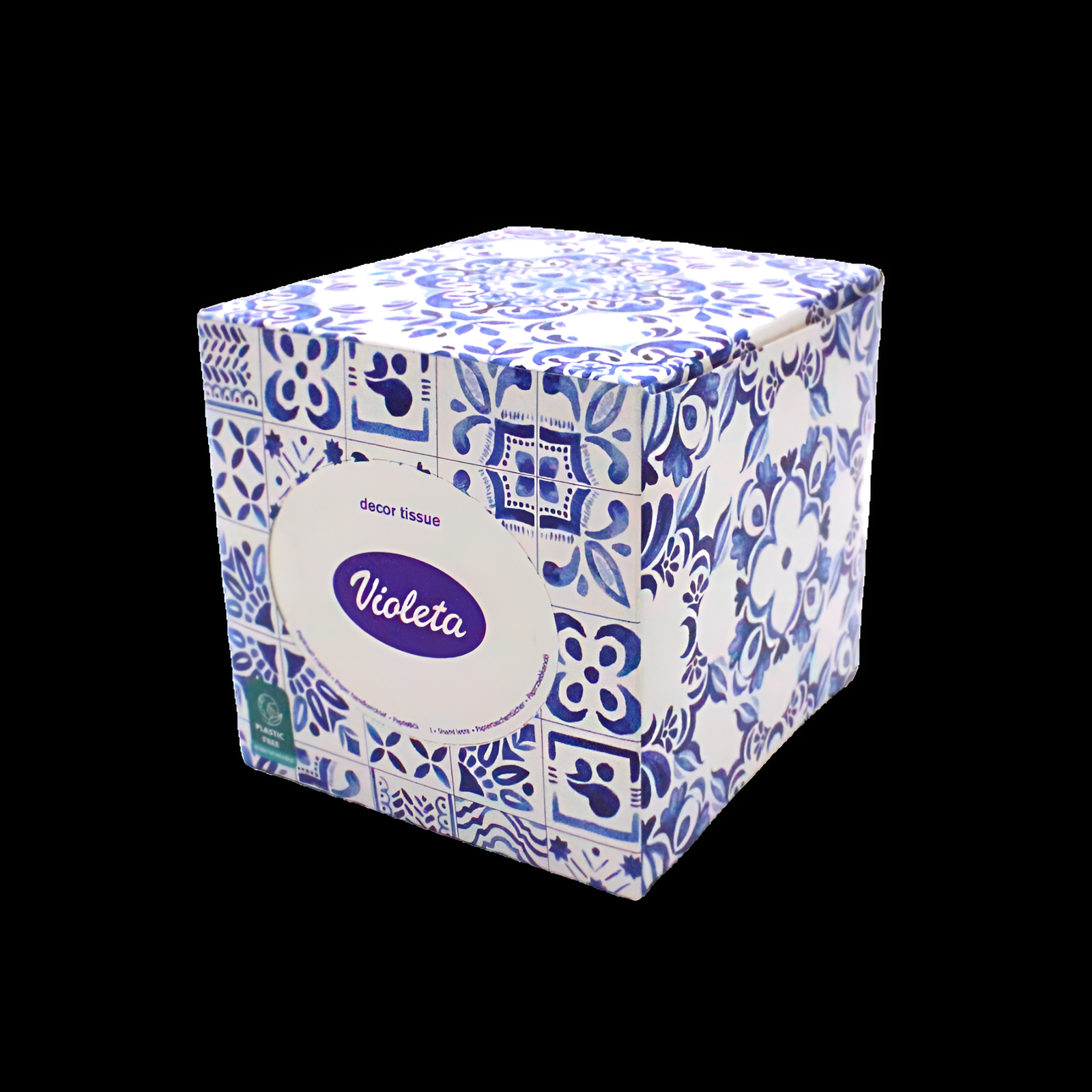Maramice papirne 60kom 3sl violeta kutija