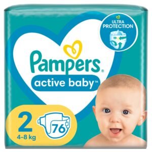 Pelene 76kom pampers 2 jumbo maxi pack mini 4-8kg