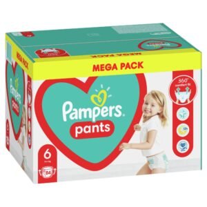 Pelene-gaćice 84kom pampers 6 mb extra large 15kg+
