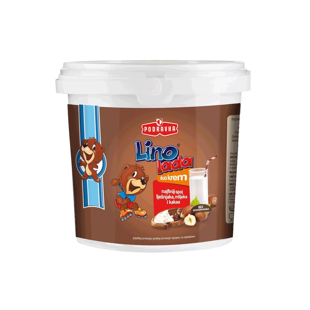 Krem namaz 500g duo lino lada podravka pvc