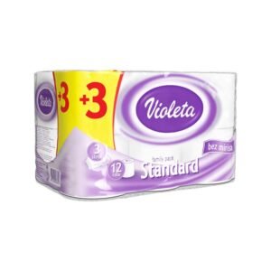 Toaletni papir 3sl 9+3kom gratis violeta parf.