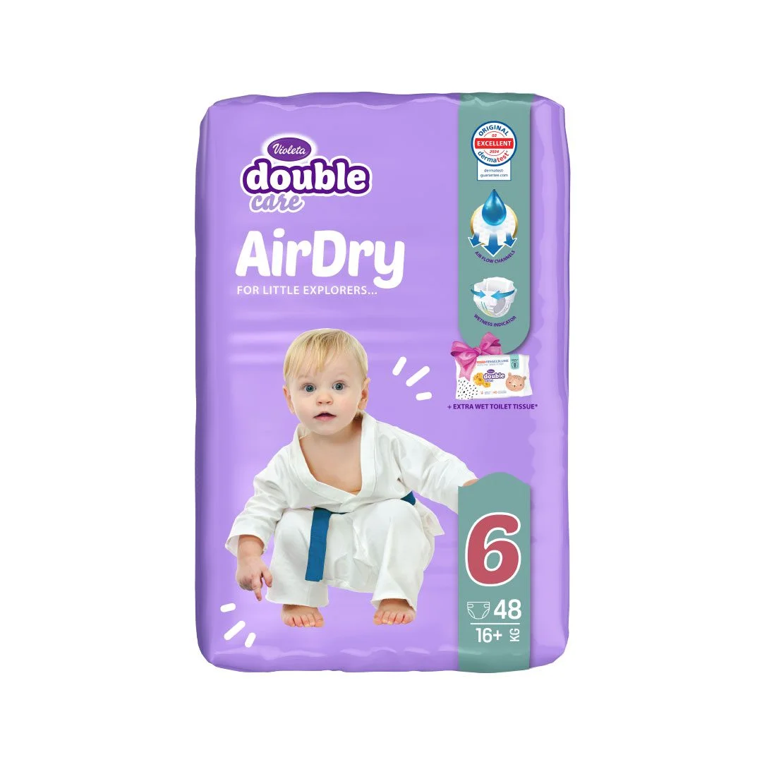 Pelene 48 kom violeta jun.pl. 16+ KG double care air dry 6