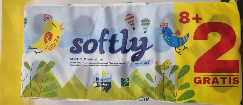 Toaletni papir softly 2sl 8+2kom gratis softly fpb