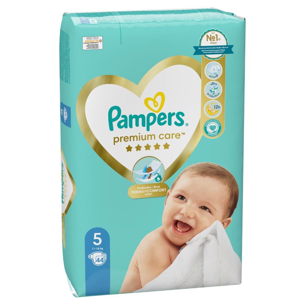 Pelene 44kom pampers 5 premium vp junior 11-16kg