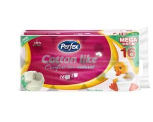 Toaletni papir 3sl 16kom comfort line natural perfex