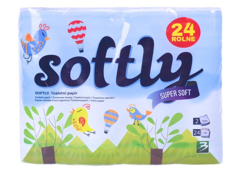 Toaletni papir 2sl 24kom softly fpb