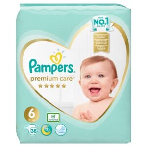 Pelene 38kom pampers 6 premium vp extra large 13+
