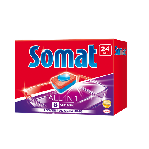 Tablete za mašinsko pranje suđa 24kom somat all in one