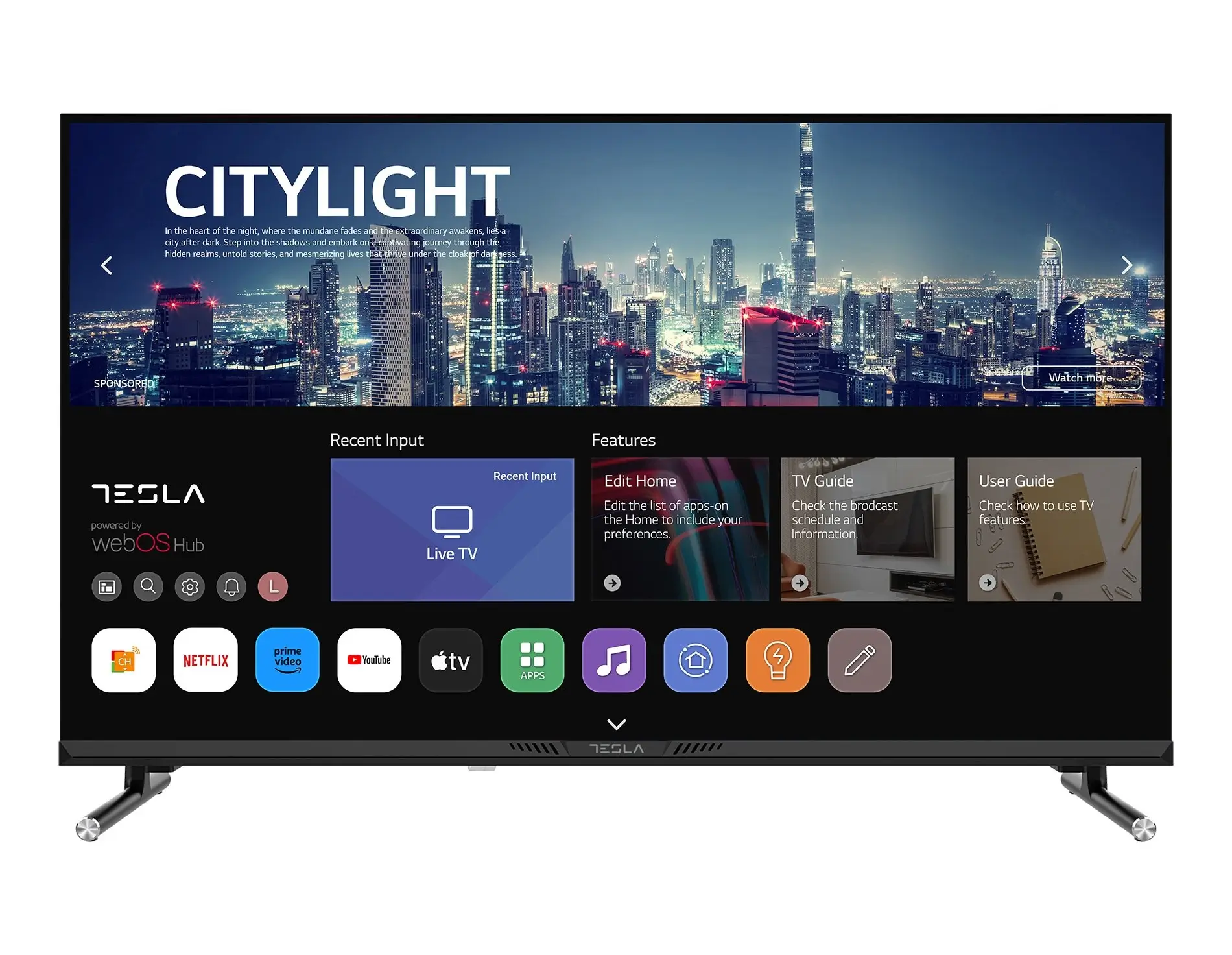 Tesla LED televizor 32E645BHW, HD Ready, Smart TV, WebOS