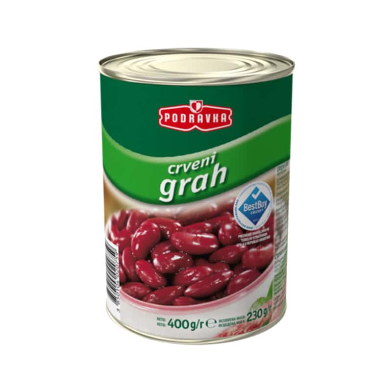 Grah 400g crveni limenka podravka