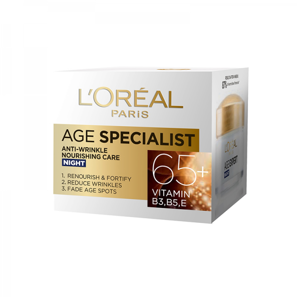 Loreal Age Specialist 65+ noćna krema za lice 50ml